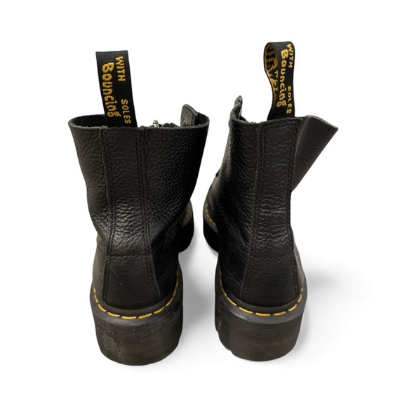 Doc Martens Black Sinclair Zip-Up Combat Boots - Picture 4 of 5